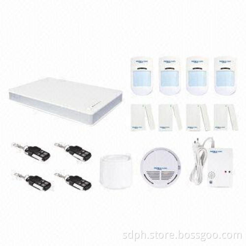 Smart GSM Home Security Wireless Alarm System with 12 Zones, CE, RoHS, PAHS Marks